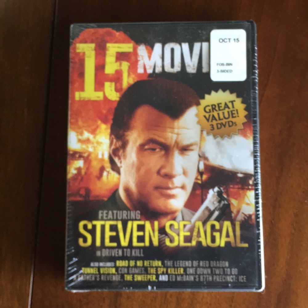 Steven Seagal & Chuck Norris 15 Movie Pack 3 DVD